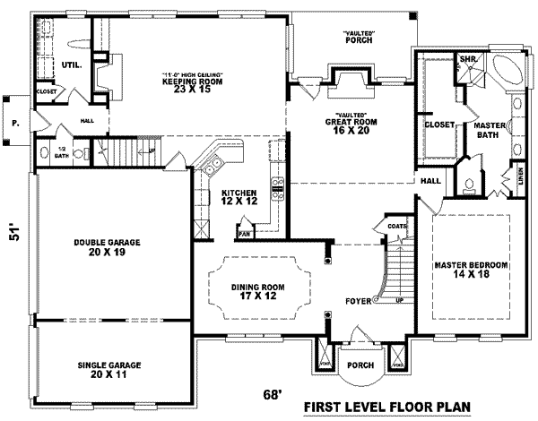 main floor house blueprint