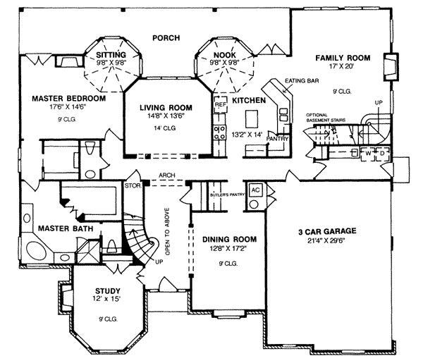main floor house blueprint