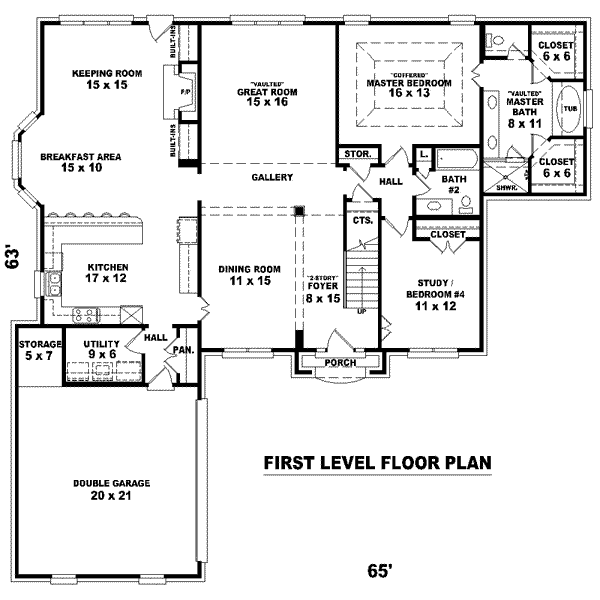 main floor house blueprint