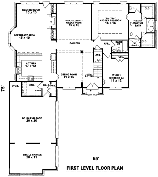 main floor house blueprint