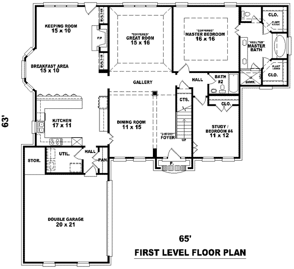 main floor house blueprint