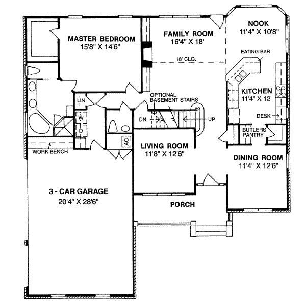 main floor house blueprint