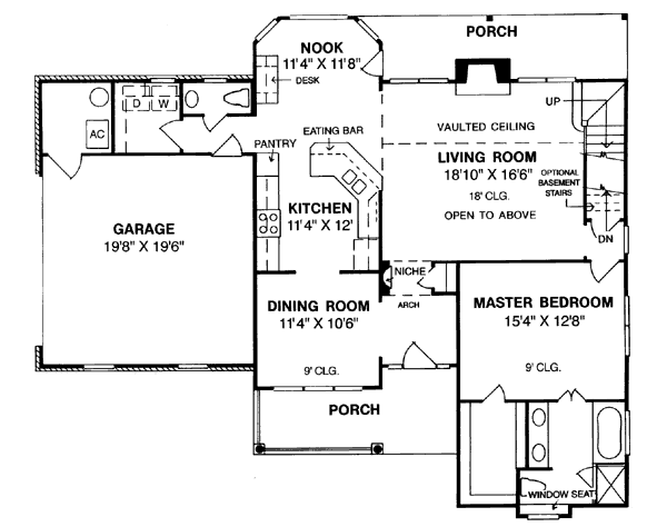 main floor house blueprint