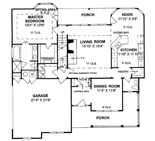main floor house blueprint