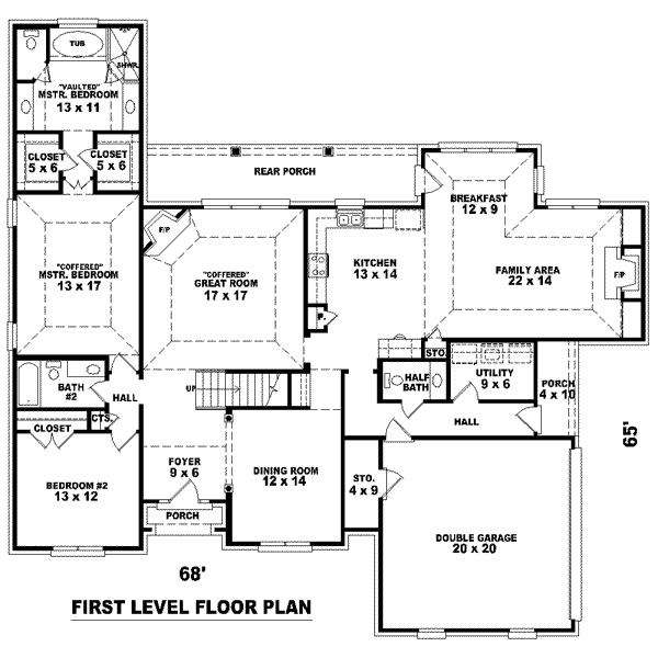 main floor house blueprint