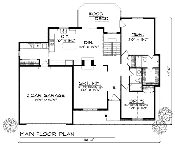 main floor house blueprint