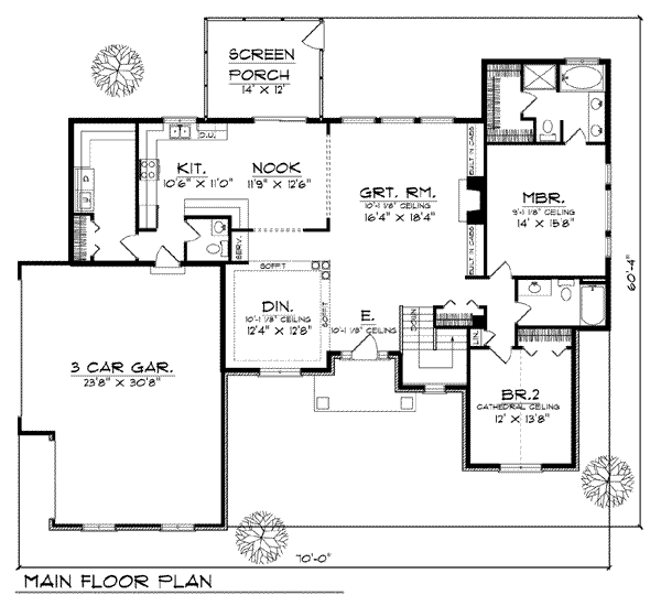 main floor house blueprint