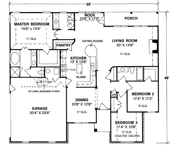main floor house blueprint