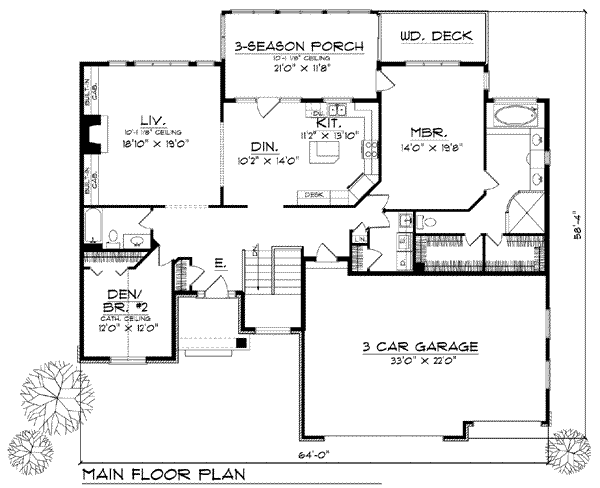 main floor house blueprint