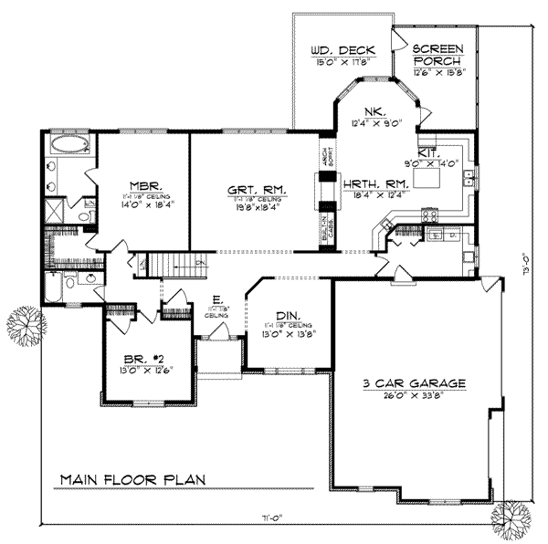 main floor house blueprint