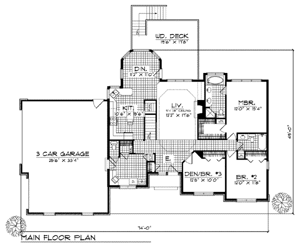 main floor house blueprint