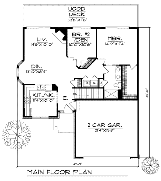 main floor house blueprint