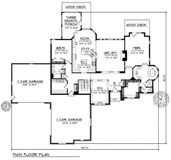 main floor house blueprint