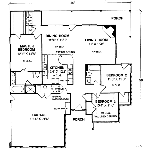 main floor house blueprint