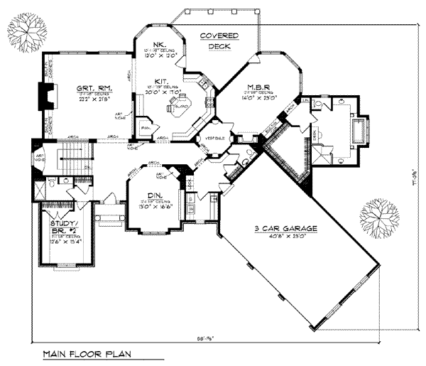 main floor house blueprint