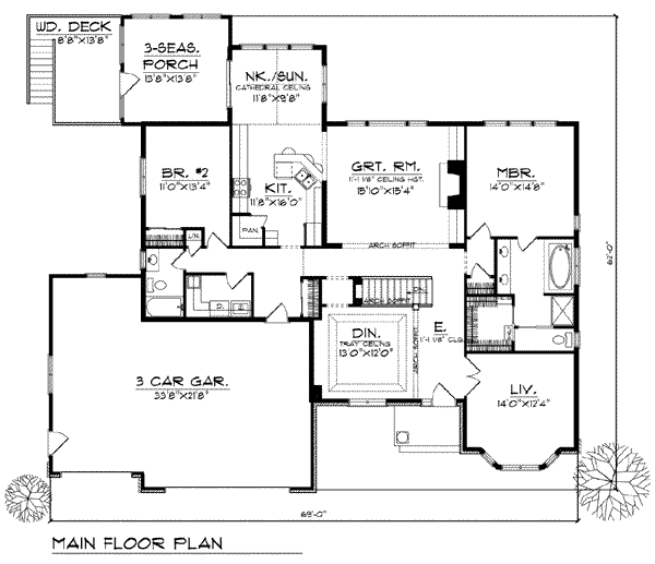 main floor house blueprint