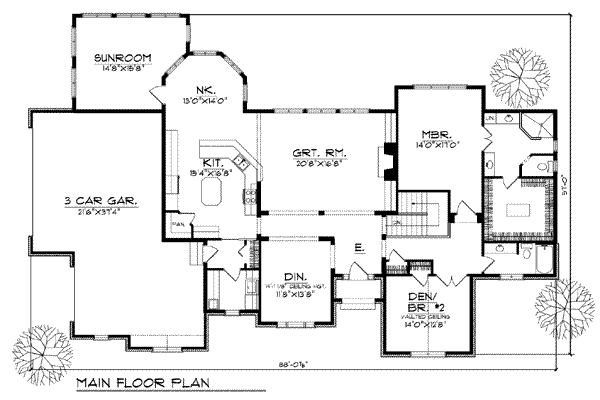 main floor house blueprint
