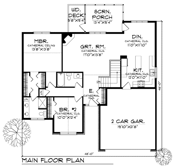 main floor house blueprint
