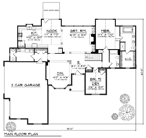 main floor house blueprint