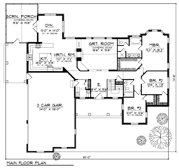 main floor house blueprint