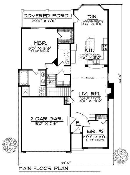 main floor house blueprint