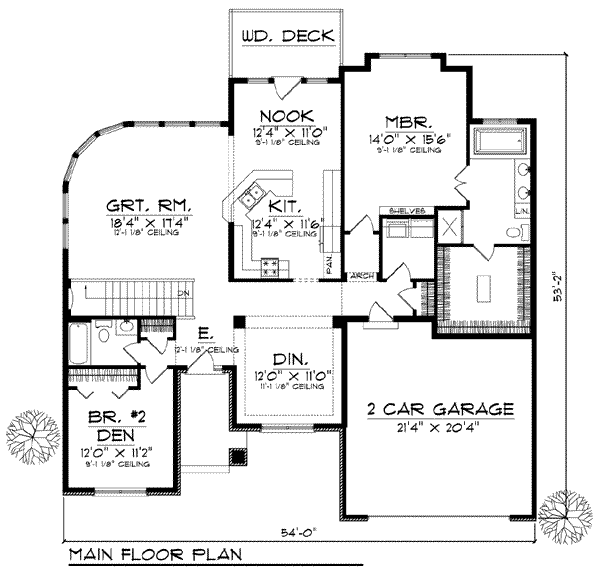 main floor house blueprint