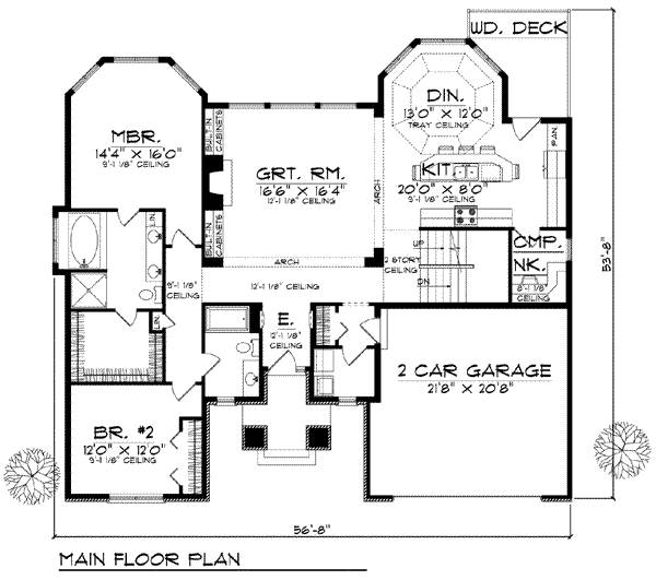 main floor house blueprint