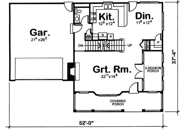 main floor house blueprint