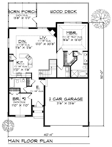 main floor house blueprint