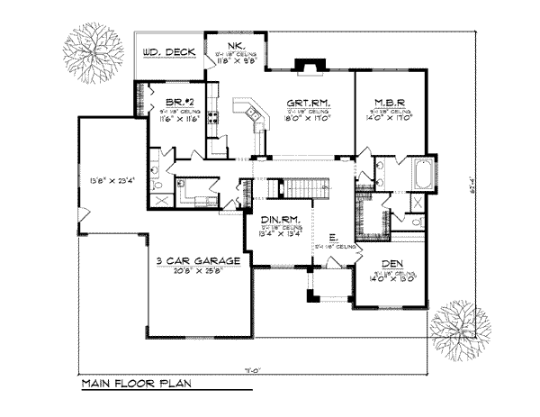 main floor house blueprint