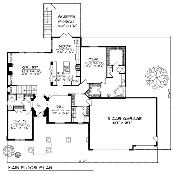 main floor house blueprint