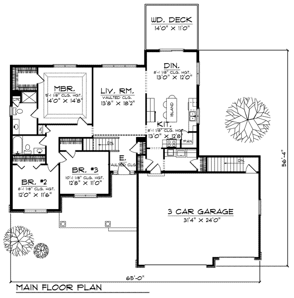 main floor house blueprint