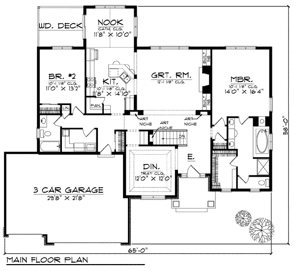 main floor house blueprint