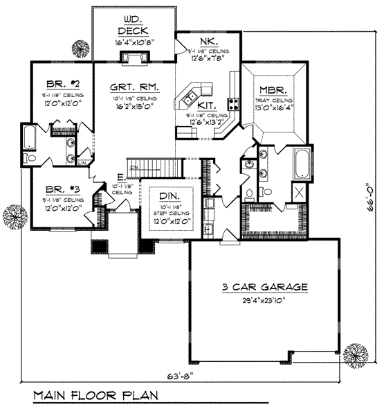 main floor house blueprint
