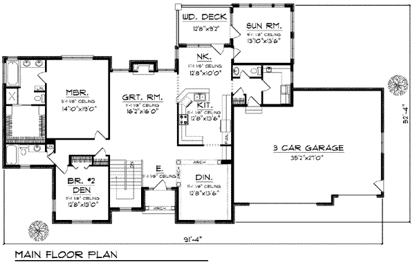 main floor house blueprint