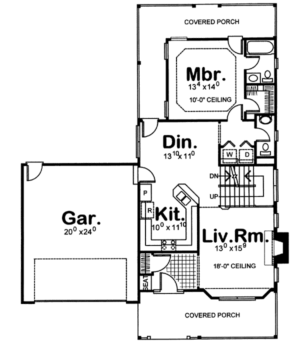 main floor house blueprint