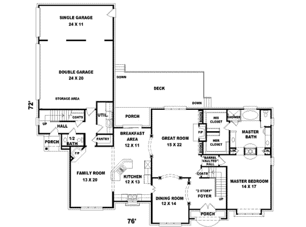 main floor house blueprint