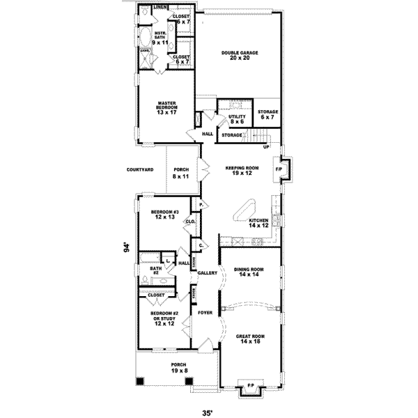 main floor house blueprint
