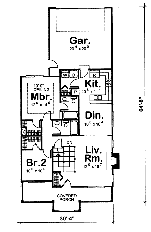 main floor house blueprint