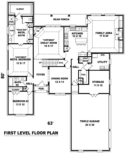 main floor house blueprint