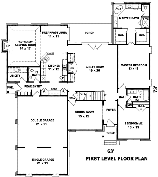 main floor house blueprint