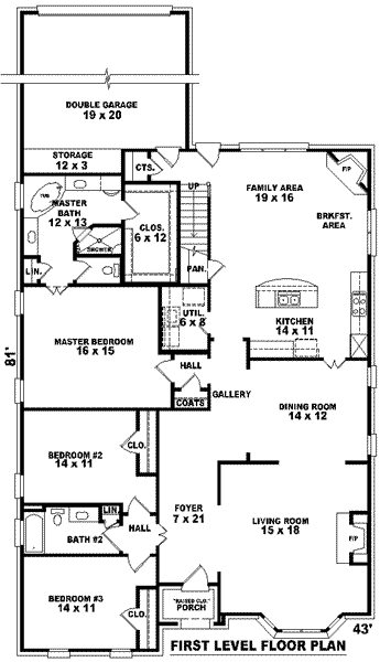 main floor house blueprint