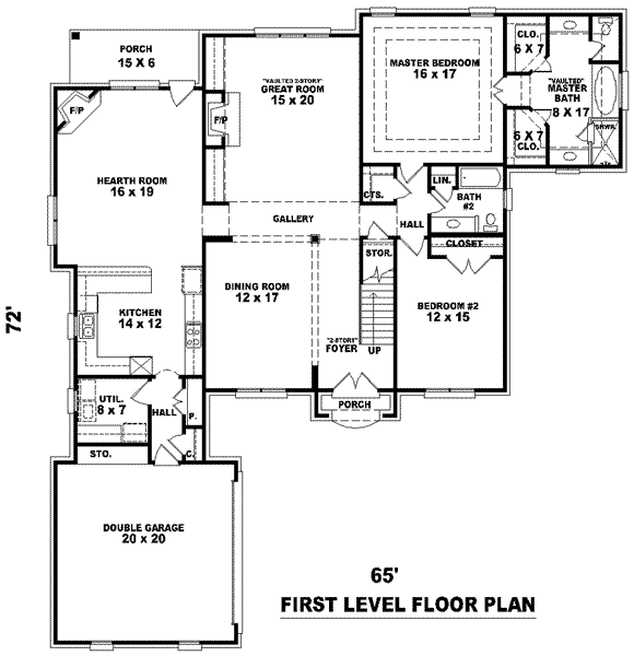 main floor house blueprint