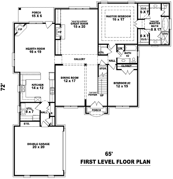 main floor house blueprint