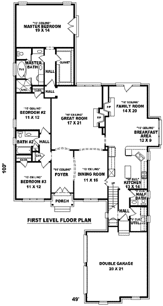 main floor house blueprint