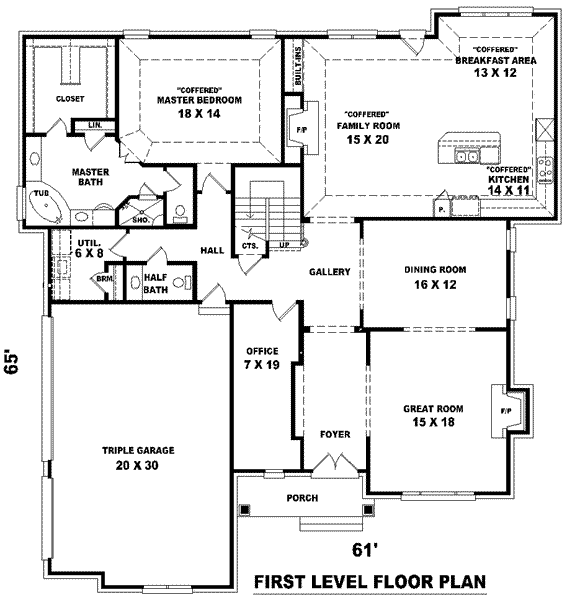 main floor house blueprint