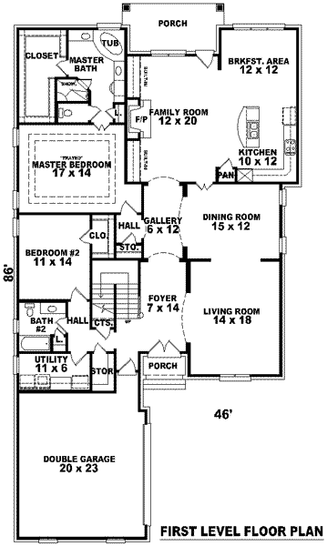 main floor house blueprint