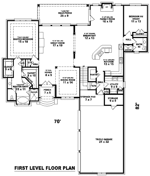 main floor house blueprint