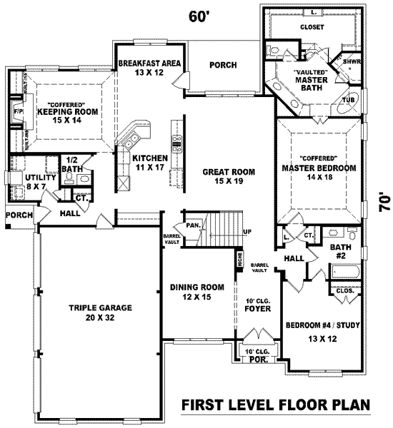 main floor house blueprint