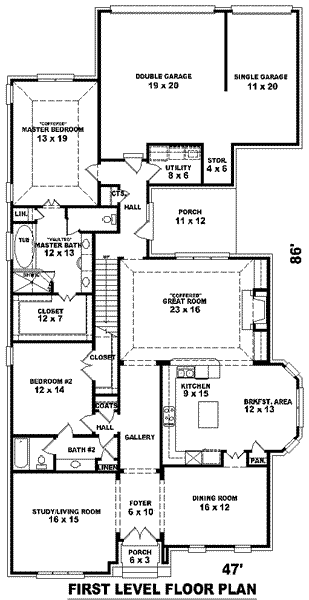 main floor house blueprint